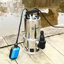 Насос дренажный DEKO DWP-1000P (грязевая, поплавок, 220В, 1000Вт, нержавеющая сталь) 076-0543