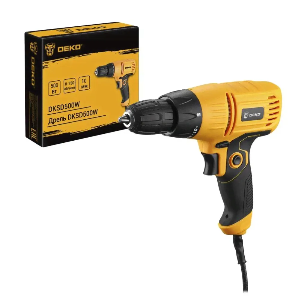 Сетевой шуруповерт DEKO DKSD500W