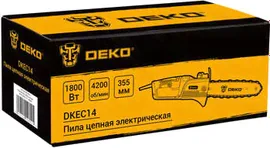 Пила цепная DEKO Электрическая цепная пила DKEC14 1800Вт дл.шины:14"