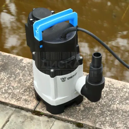 Насос дренажный DEKO DWP-600P PLUS (грязевая, 2 режима, 220В, 600Вт, пластик) 076-0540-2