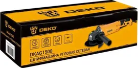 Шлифмашина углошлифовальная DEKO Углошлифовальная машина DKAG1500 1500Вт 11500об/мин рез.шпин.:M14 d=125мм