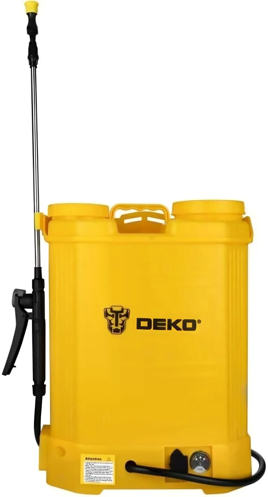 Опрыскиватель Deko DKSP10 аккум. наплеч. 16л желтый (065-0942)-0