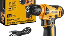 Дрель-шуруповерт аккумуляторная DEKO ZKCD80FU-Li SET 1 1*2.0Ач