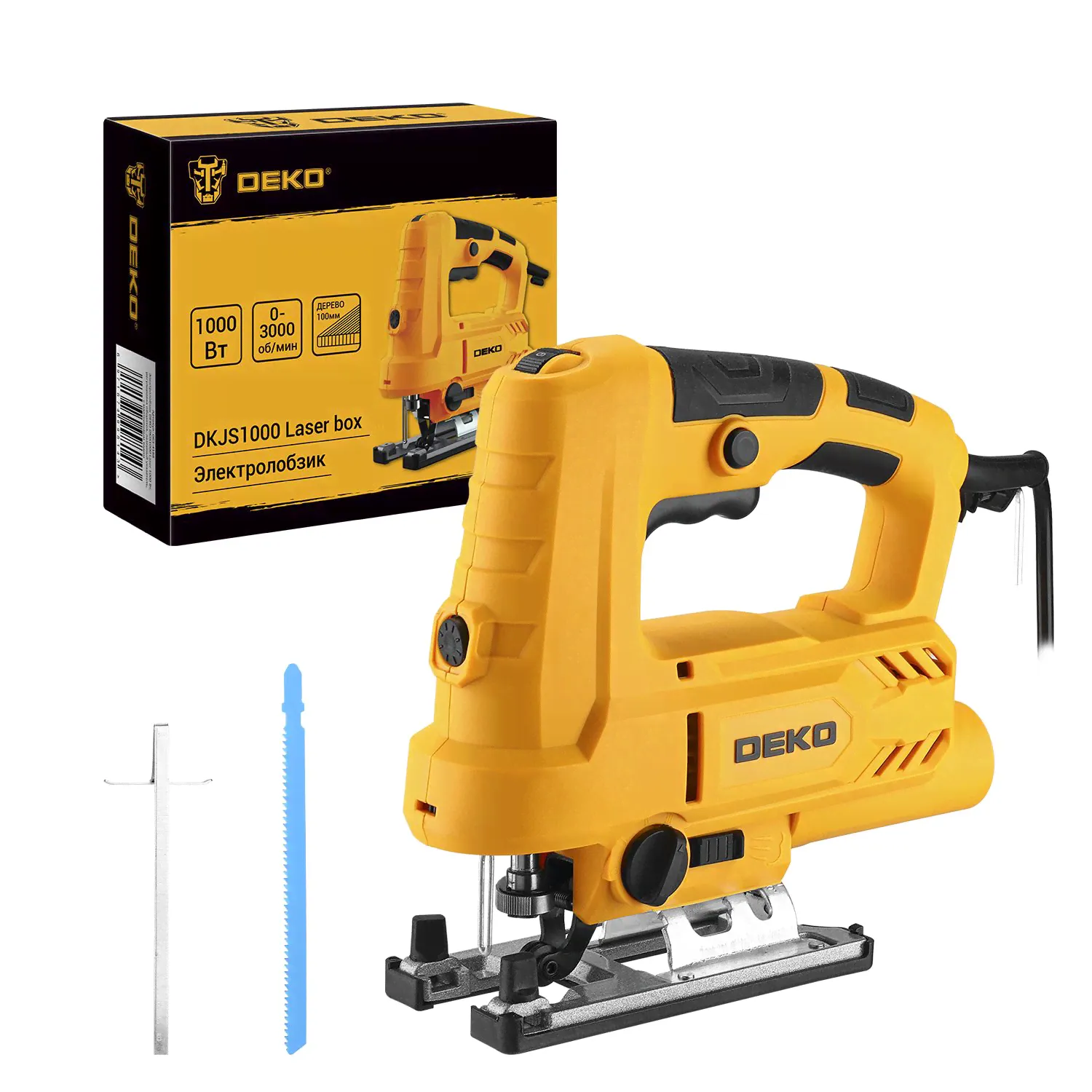 Электролобзик сетевой Deko DKJS1000 Laser 063-4188, 1000 Вт
