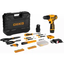 Аккумуляторная дрель-шуруповерт DEKO Banger 12V желтый, желтый, черный