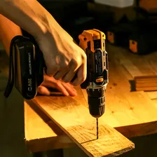 DEKO Дрель-шуруповерт аккумуляторная DEKO DKCD20FU-Li 2*20B 1.5Ач Li-Ion, оснастка 13 предметов дрель / шуруповерт
