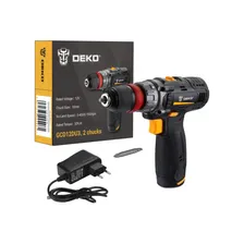 Аккумуляторная дрель-шуруповерт DEKO GCD12DU3 Li-Ion 063-4114