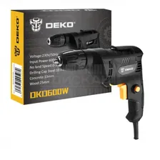 Дрель-шуруповерт сетевая DEKO DKD600W 063-4181