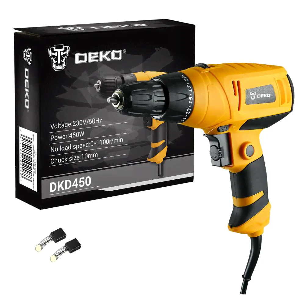 Шуруповерт сетевой DEKO DKD450