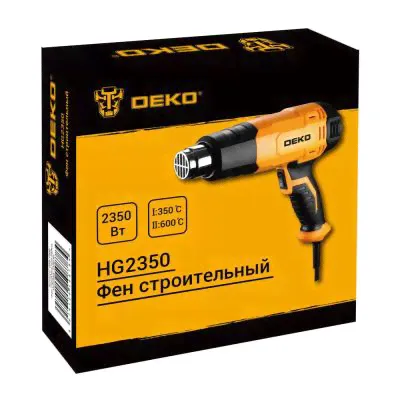 Фен строительный DEKO HG2350, 2350 Вт 085-1009-0