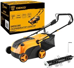 Аэратор-скарификатор электрический DEKO DKESC380, 1800Вт, 380мм